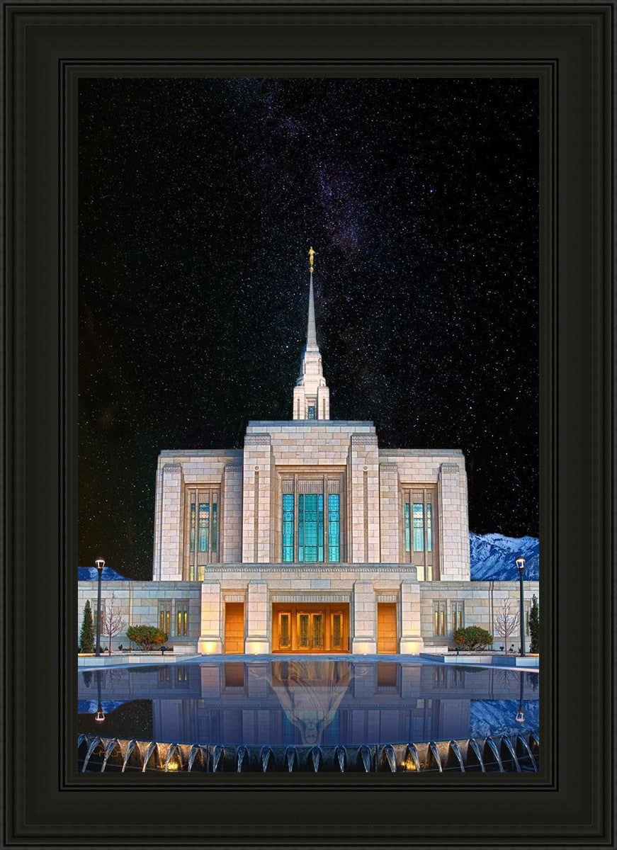 Ogden Temple Milky Way