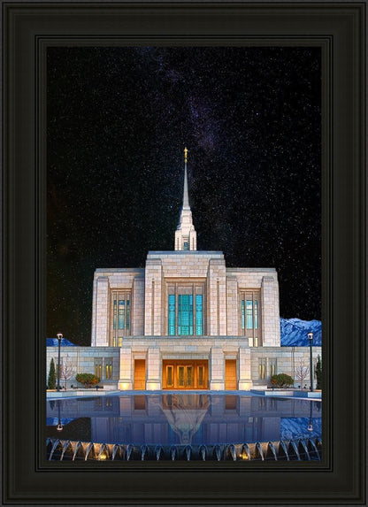 Ogden Temple Milky Way