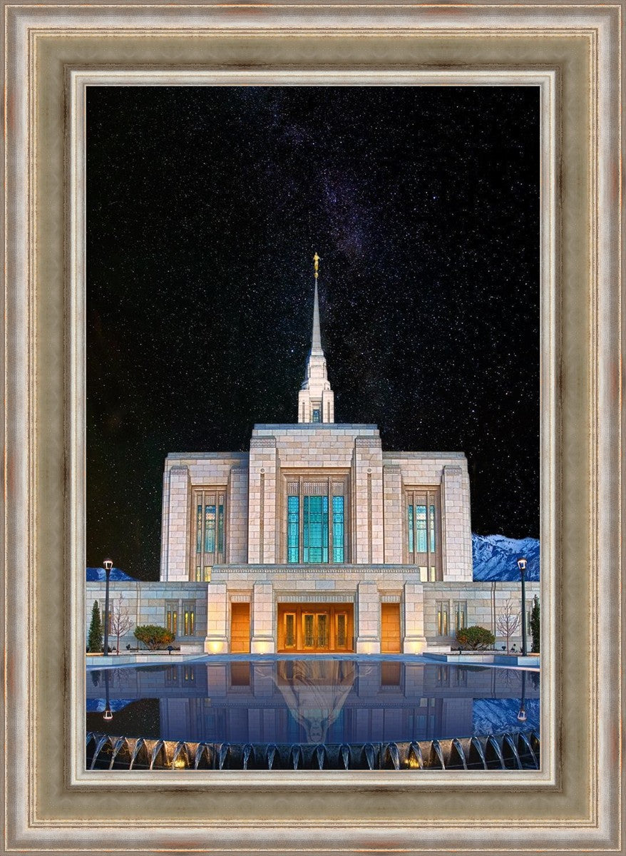 Ogden Temple Milky Way