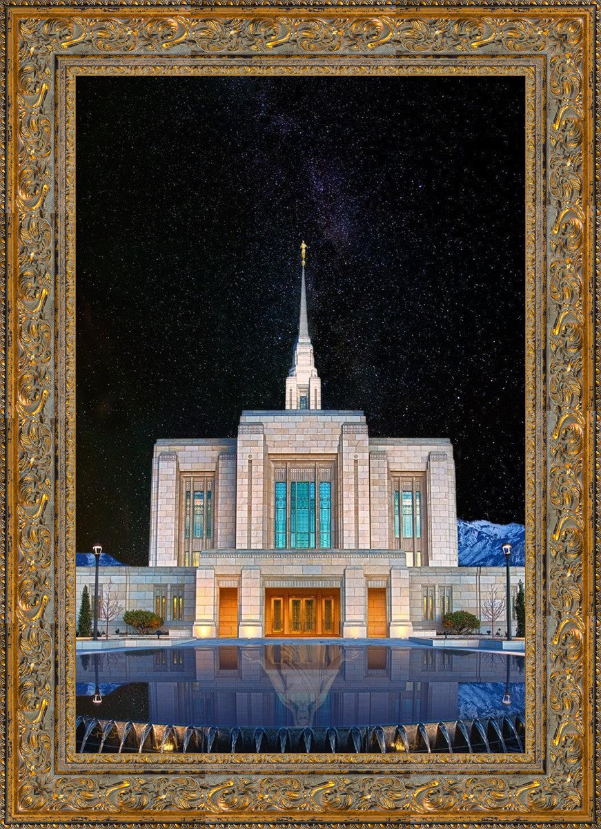 Ogden Temple Milky Way