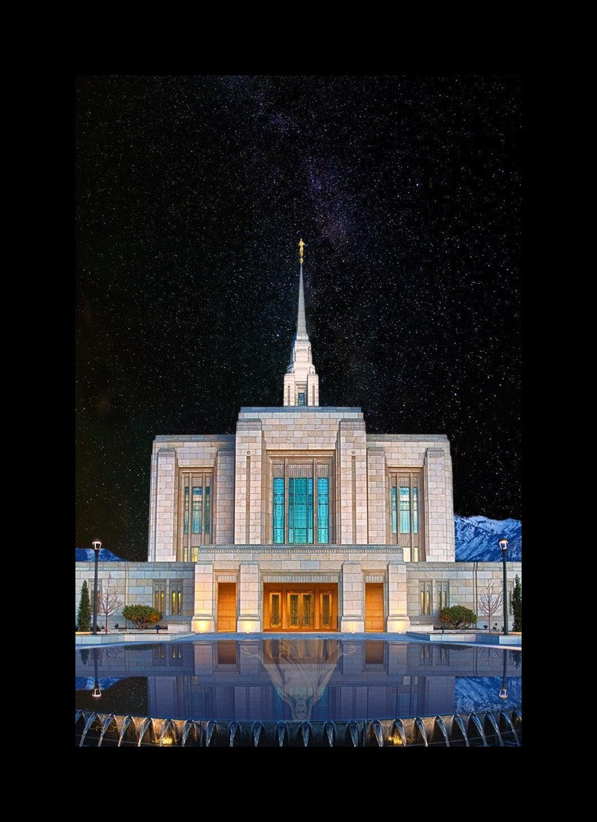 Ogden Temple Milky Way
