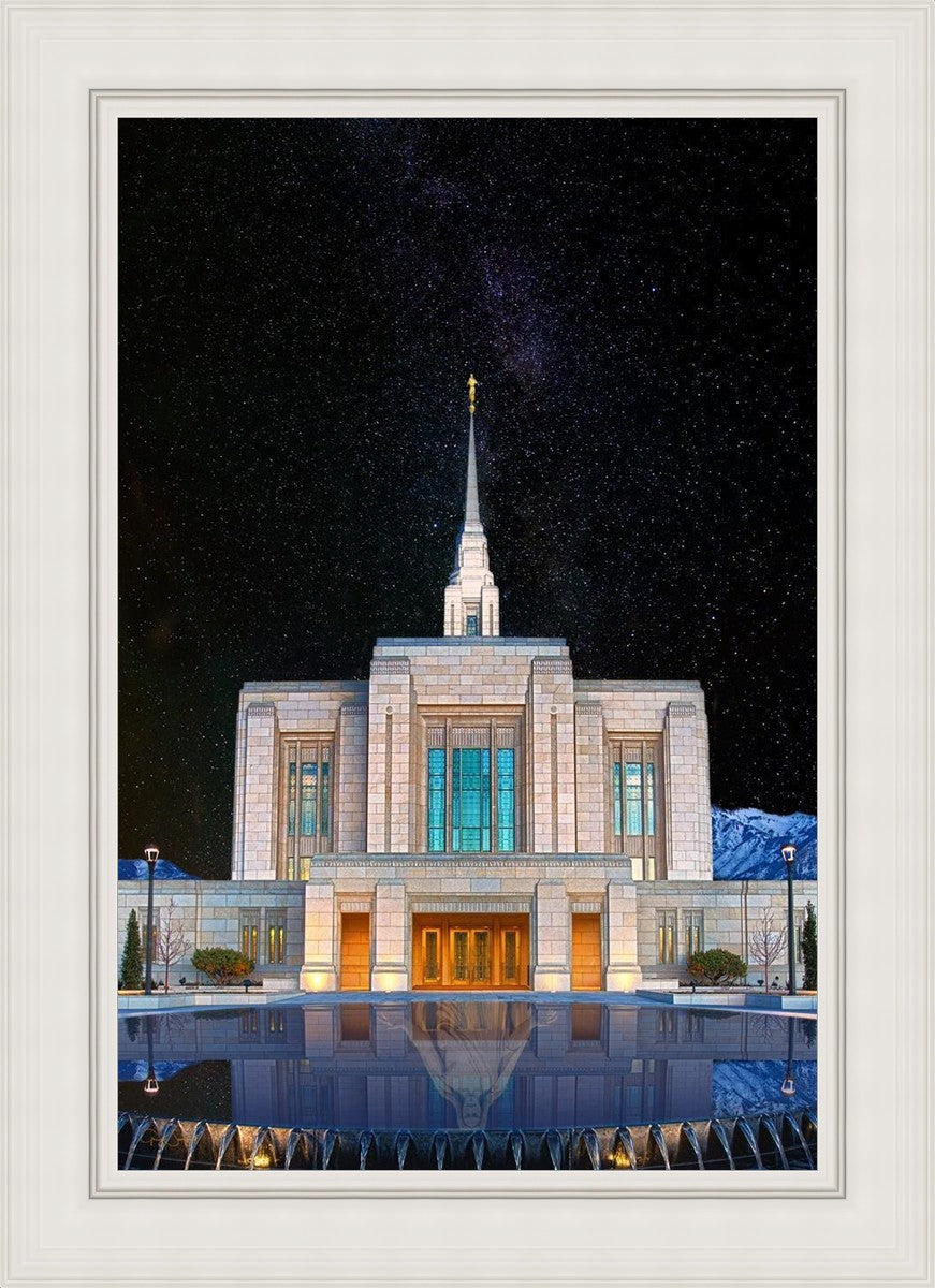 Ogden Temple Milky Way