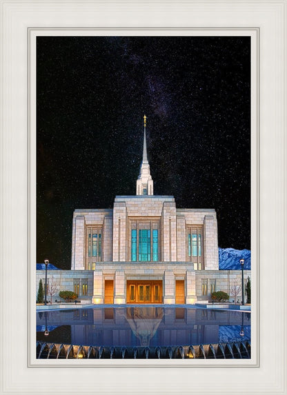 Ogden Temple Milky Way