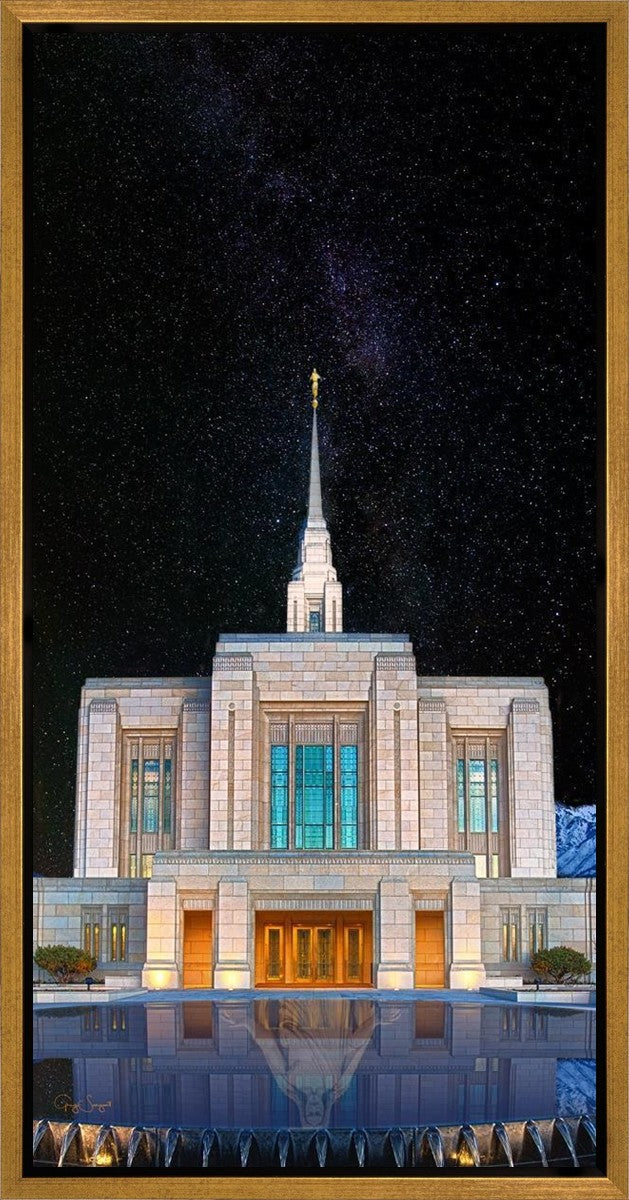 Ogden Temple Milky Way