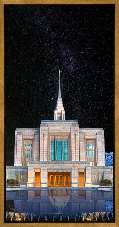 Ogden Temple Milky Way
