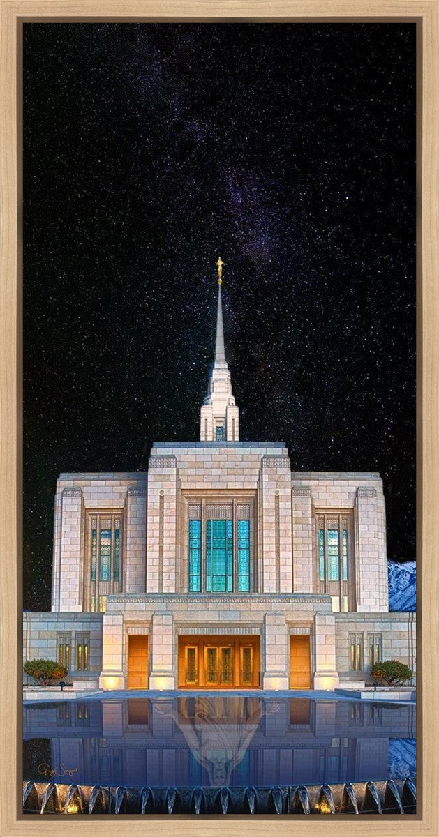Ogden Temple Milky Way