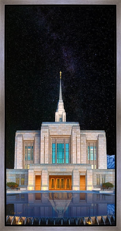 Ogden Temple Milky Way