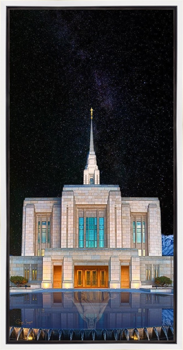 Ogden Temple Milky Way