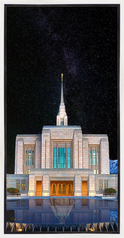 Ogden Temple Milky Way