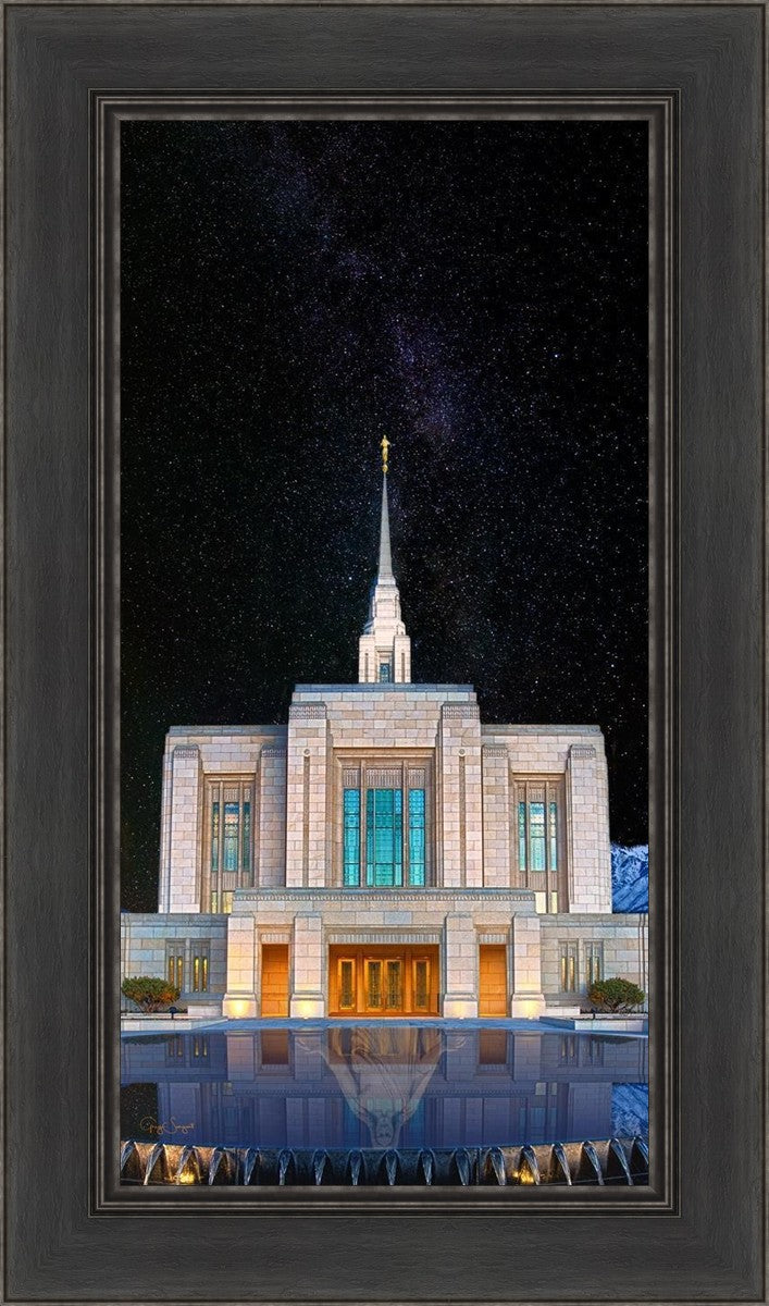 Ogden Temple Milky Way
