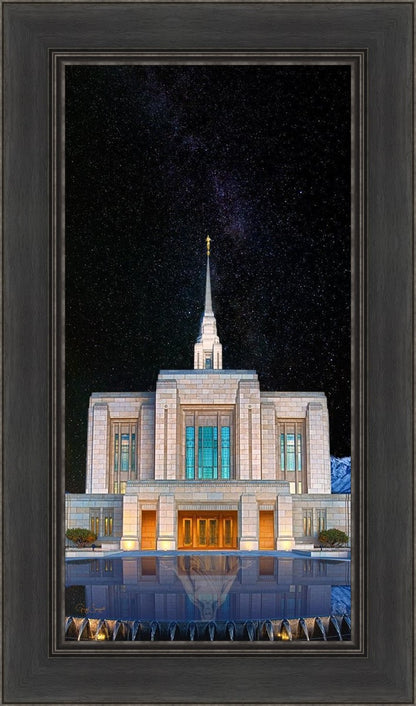 Ogden Temple Milky Way
