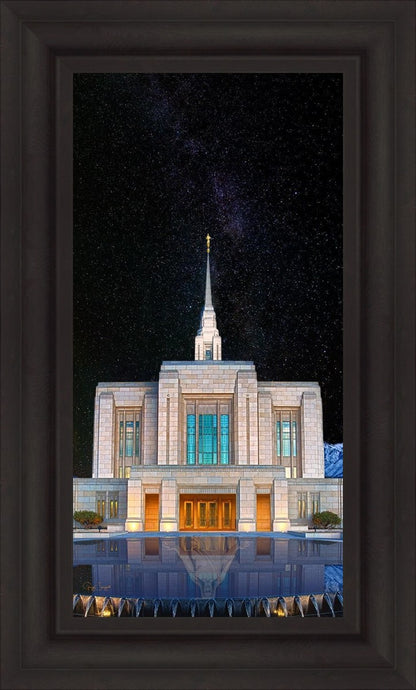 Ogden Temple Milky Way