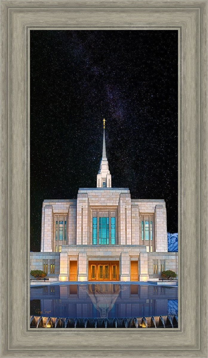 Ogden Temple Milky Way