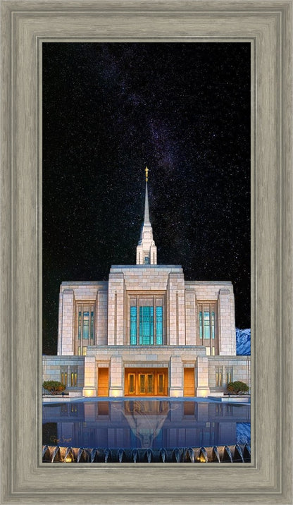 Ogden Temple Milky Way