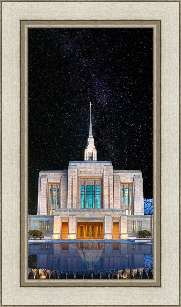 Ogden Temple Milky Way