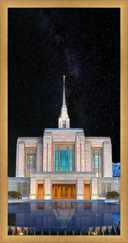 Ogden Temple Milky Way