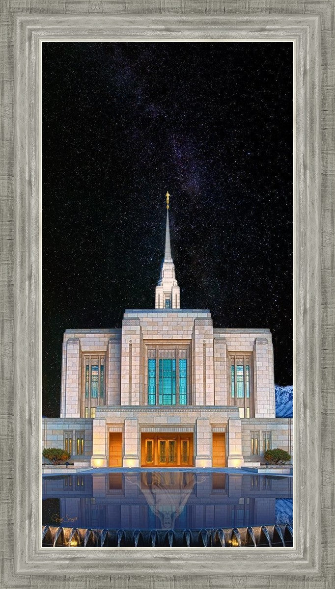 Ogden Temple Milky Way