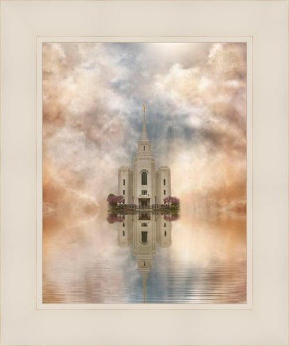 Millennial Reflection Brigham City Utah Temple