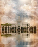 Millennial Reflection Bountiful Utah Temple Gallery Wrap