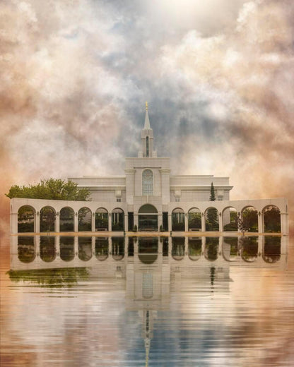 Millennial Reflection Bountiful Utah Temple