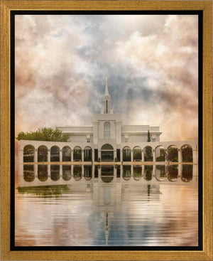 Millennial Reflection Bountiful Utah Temple Gallery Wrap