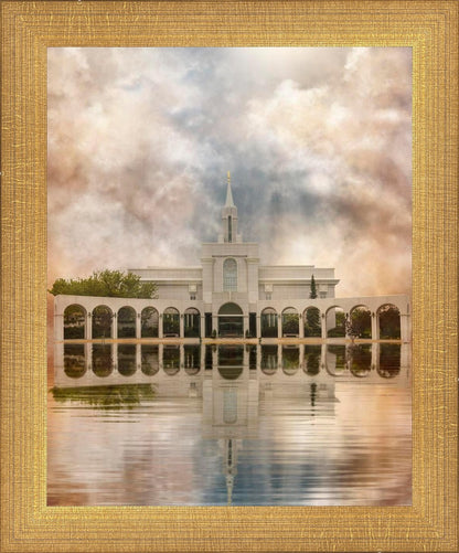 Millennial Reflection Bountiful Utah Temple