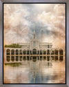 Millennial Reflection Bountiful Utah Temple Gallery Wrap