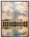 Millennial Reflection Bountiful Utah Temple Gallery Wrap