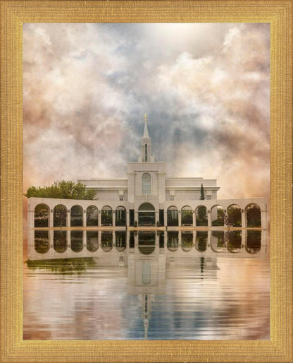 Millennial Reflection Bountiful Utah Temple