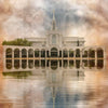 Millennial Reflection Bountiful Utah Temple Gallery Wrap