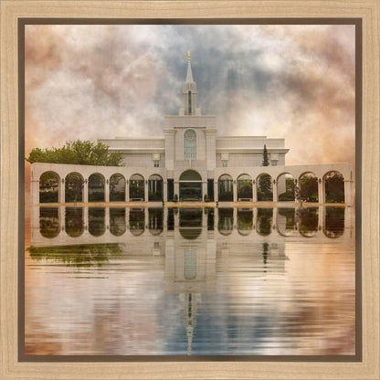 Millennial Reflection Bountiful Utah Temple