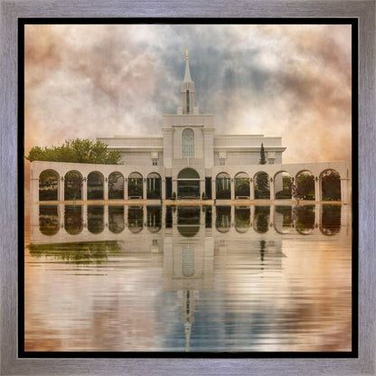 Millennial Reflection Bountiful Utah Temple