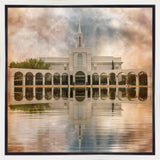 Millennial Reflection Bountiful Utah Temple Gallery Wrap