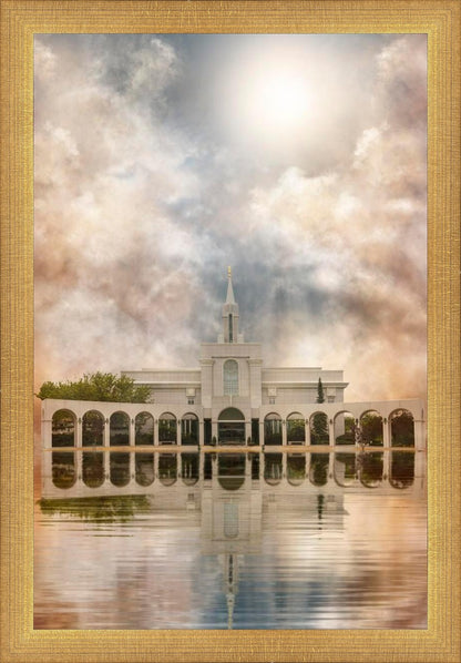 Millennial Reflection Bountiful Utah Temple