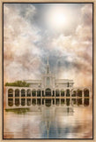 Millennial Reflection Bountiful Utah Temple Gallery Wrap