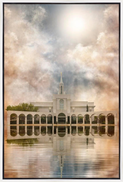 Millennial Reflection Bountiful Utah Temple