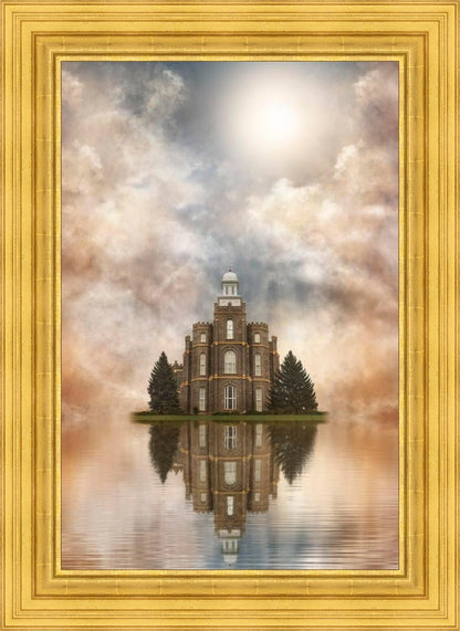 Millennial Reflection Logan Utah Temple