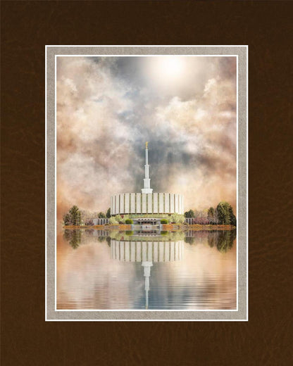 Millennial Reflection Provo Utah Temple