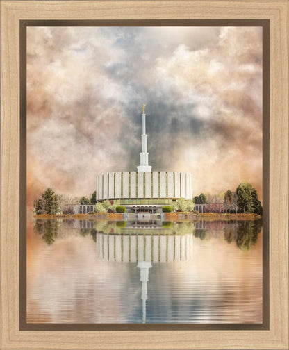 Millennial Reflection Provo Utah Temple
