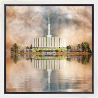 Millennial Reflection Provo Utah Temple