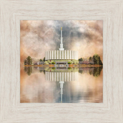 Millennial Reflection Provo Utah Temple