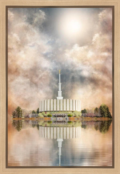 Millennial Reflection Provo Utah Temple
