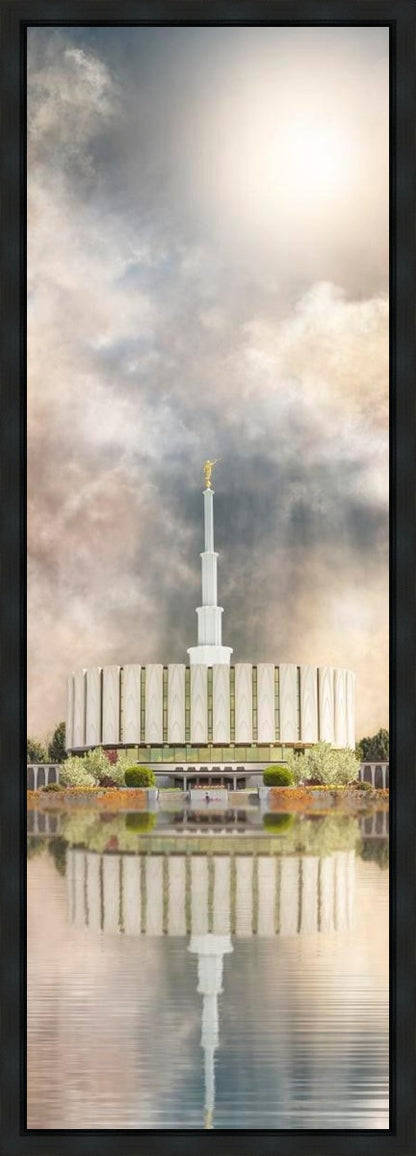 Millennial Reflection Provo Utah Temple