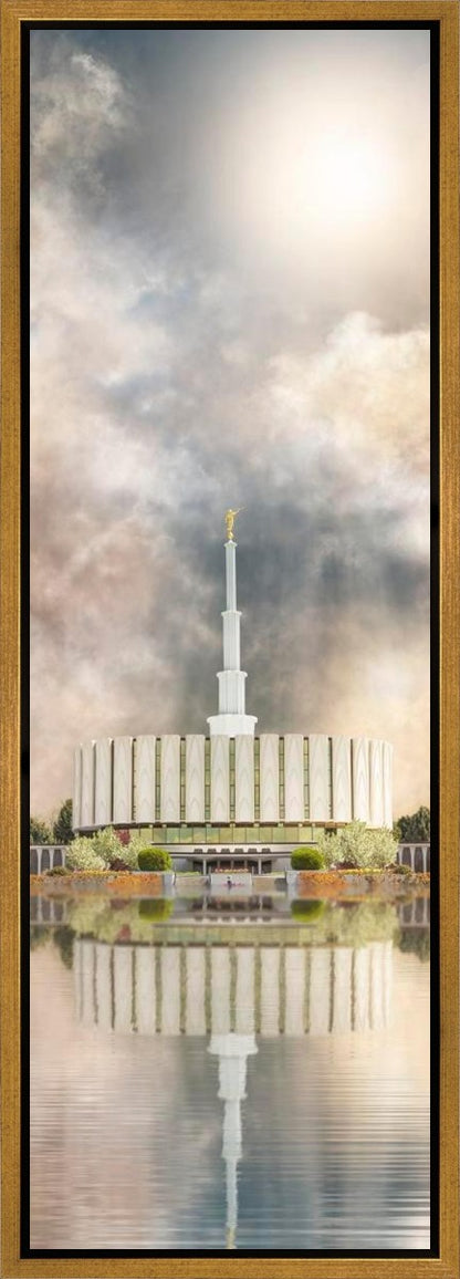 Millennial Reflection Provo Utah Temple