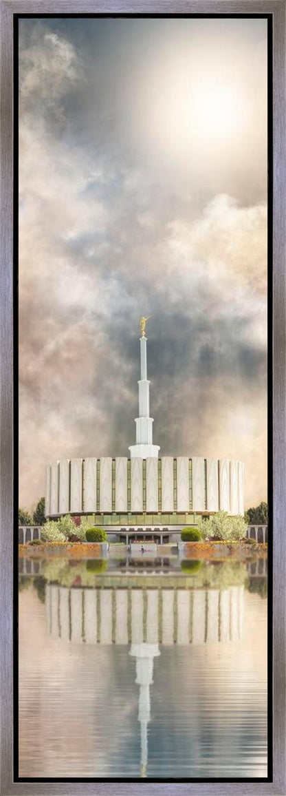 Millennial Reflection Provo Utah Temple