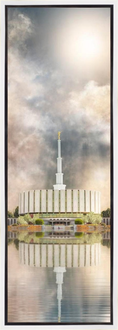 Millennial Reflection Provo Utah Temple