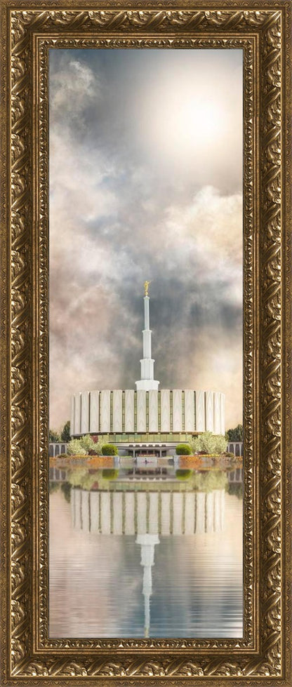 Millennial Reflection Provo Utah Temple