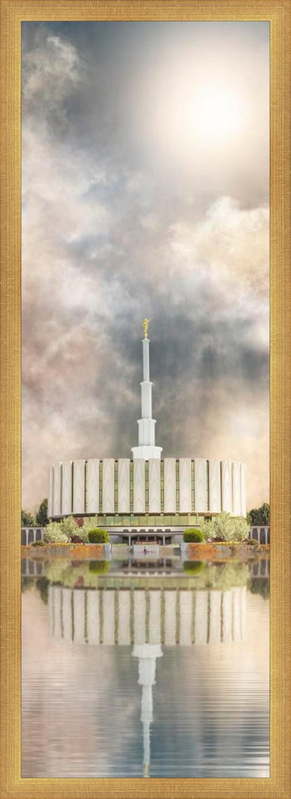 Millennial Reflection Provo Utah Temple