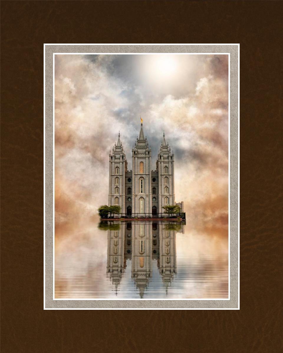 Millennial Reflection Salt Lake City Utah Temple
