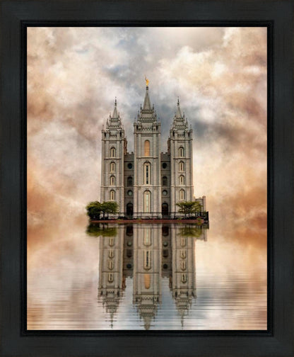Millennial Reflection Salt Lake City Utah Temple